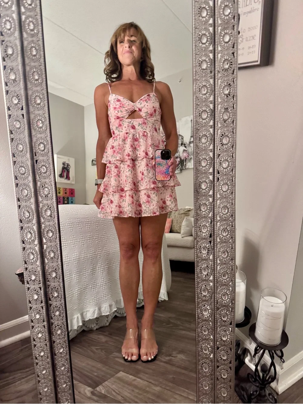 altar'd state pink dress Callista Picnic Mini NWT  Our Sunshine Boutique Featuring a vibrant floral print The dress that everyone is